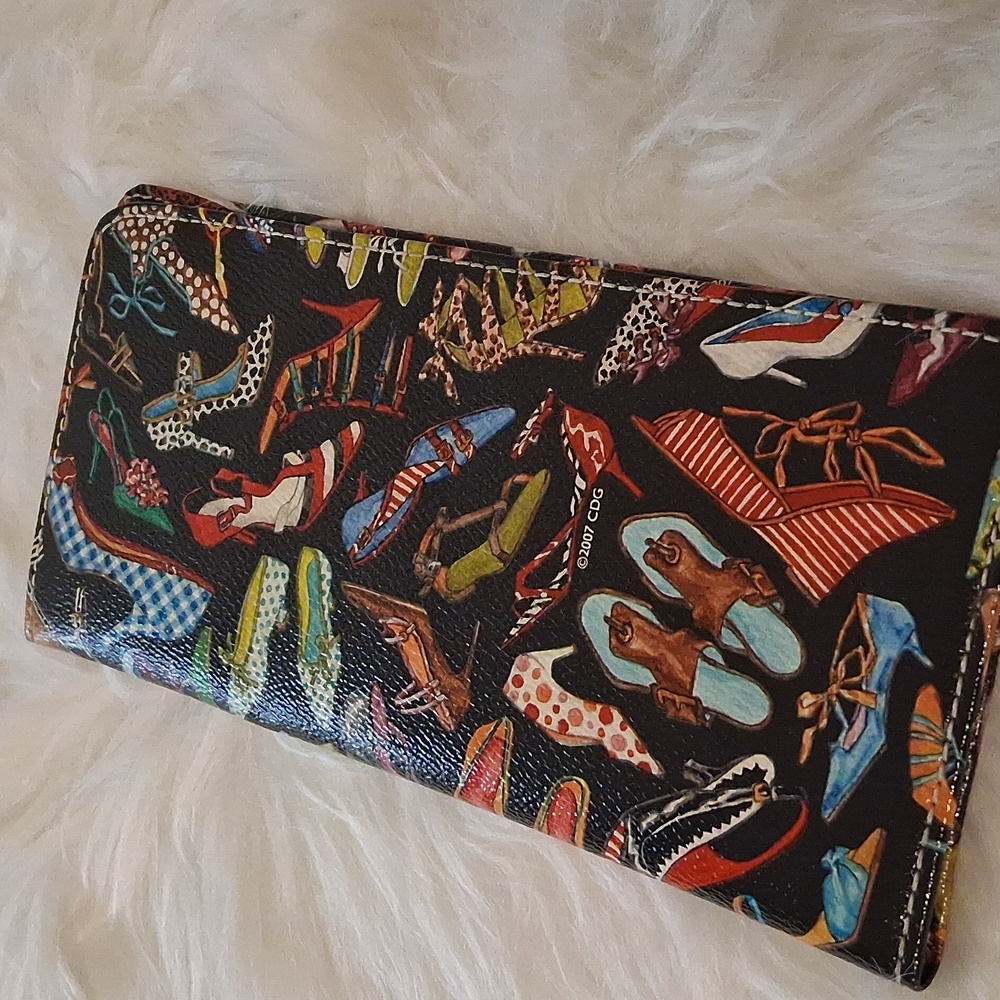 Sydney Love Wallet Passport Holder Ladies Shoe Colorful Print